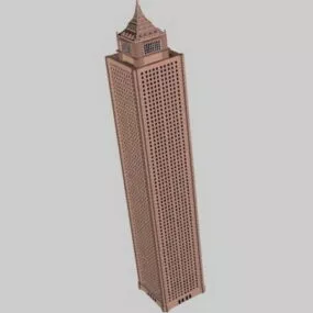 Skyscraper Office Building 3d model