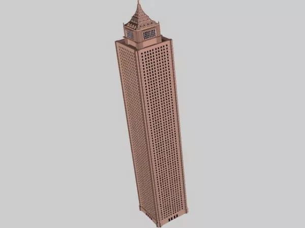 Skyscraper Highrise Building 3d model