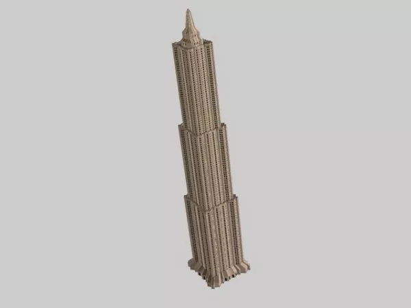 Skyscraper Highrise Building 3d model