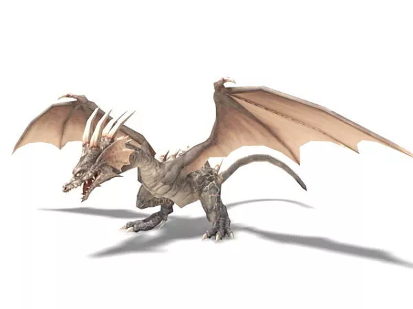 Ancient Dragon Ancient Sculpture 3d model