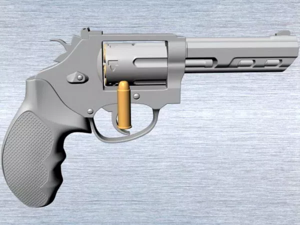 Revolver Colt 3d model