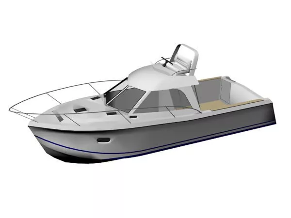 Small Yacht Boat 3d model Small Yacht Boat 3d model