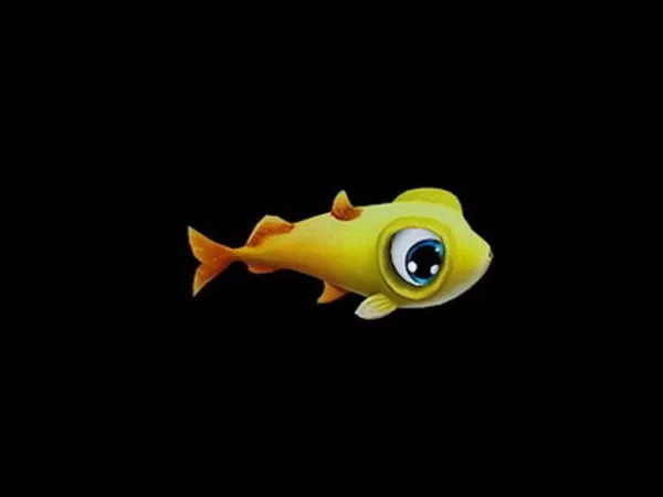 Small Yellow Fish 3d model Small Yellow Fish 3d model
