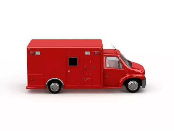Small Fire Truck 3d model Small Fire Truck 3d model