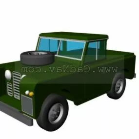 Small Pickup Furniture 3d model