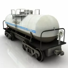Small Tank Car 3d model