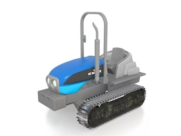 Tracked Tractor 3d model Tracked Tractor 3d model