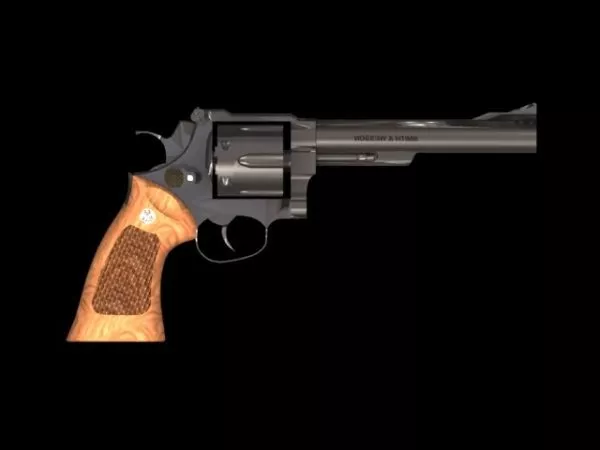 Smith & Wesson Model 29 Revolver 3d model Smith & Wesson Model 29 Revolver 3d model