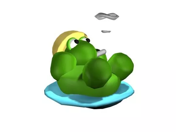 Sea Turtle Swimming 3d model