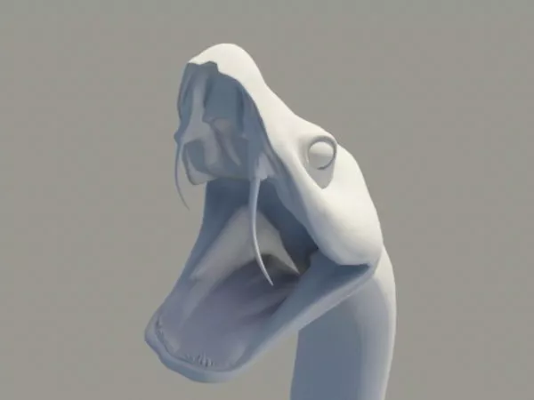Red Snake 3d model