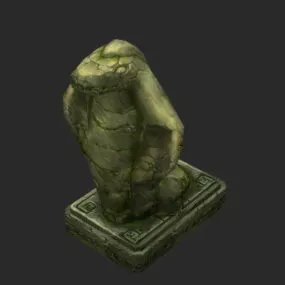 Snake Statue 3d model