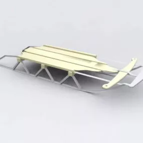 Snow Sled 3d model