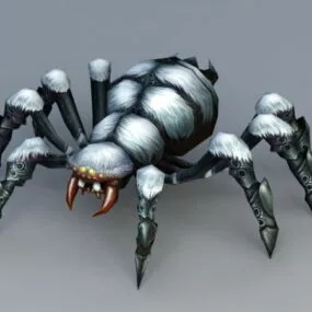 Snow Spider 3d model