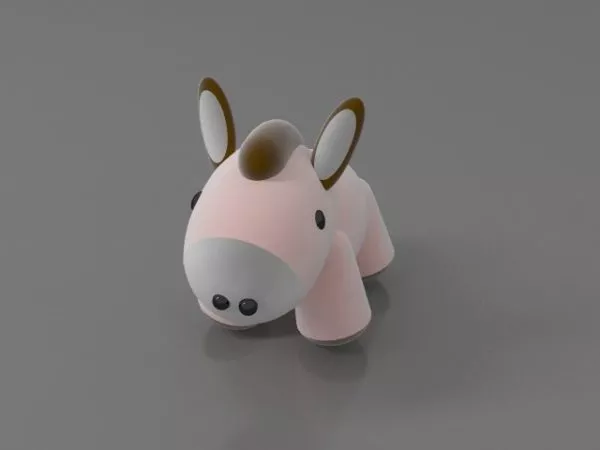 Soft Toy Donkey 3d model Soft Toy Donkey 3d model