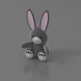 Soft Toy Rabbit 3d model