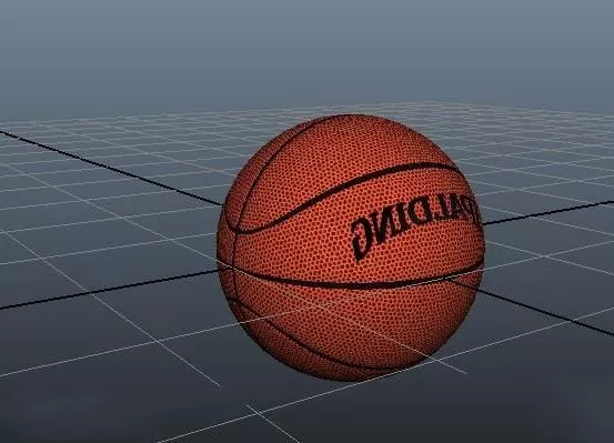 Spalding Basketball Ball 3d model Spalding Basketball Ball 3d model