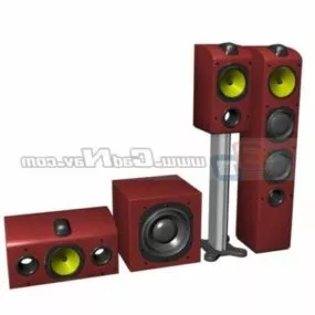 Speaker Audio System 3d model