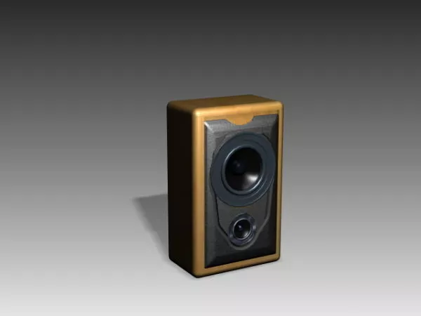 Vintage Radio Speaker 3d model