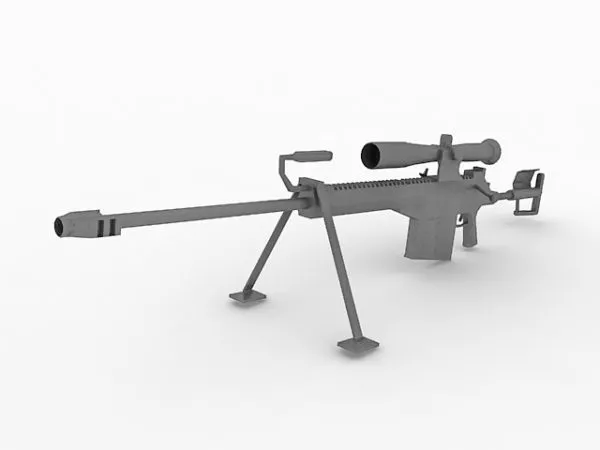Special Applications Scoped Rifle Gun 3d model Special Applications Scoped Rifle Gun 3d model