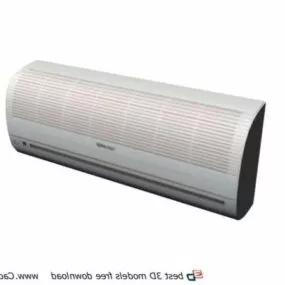 Split Hanging Air Conditioner 3d model