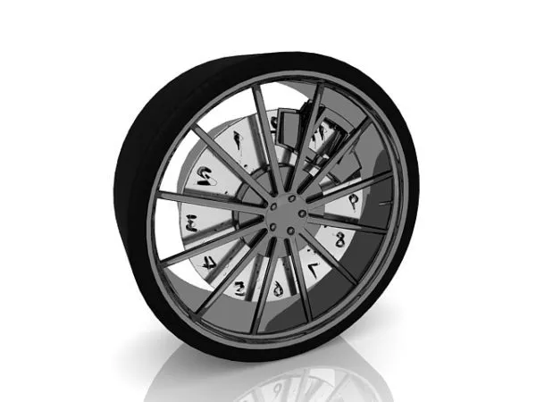Lorry Wheel 3d model