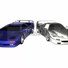 Super Sports Car 3d model