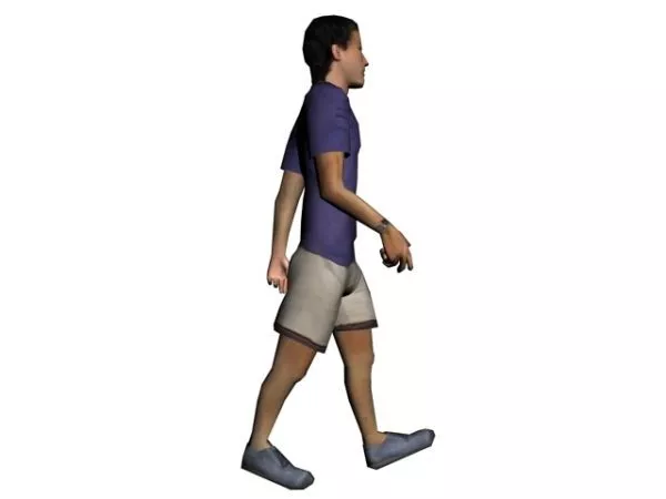 Character Sportsman Walking 3d model Character Sportsman Walking 3d model