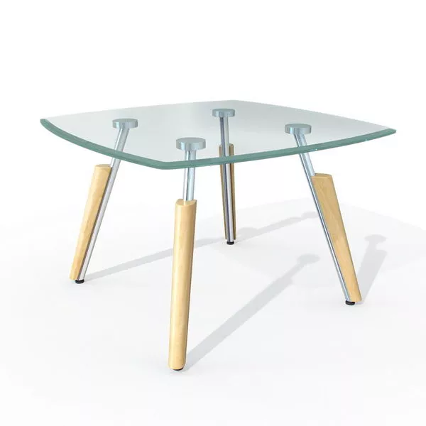 Furniture Square Glass Table 3d model Furniture Square Glass Table 3d model