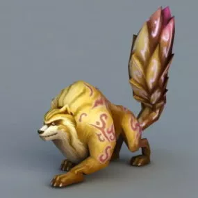 Squirrel Monster 3d model