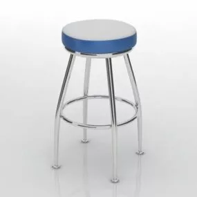 Stable Bar Stool Furniture 3d model