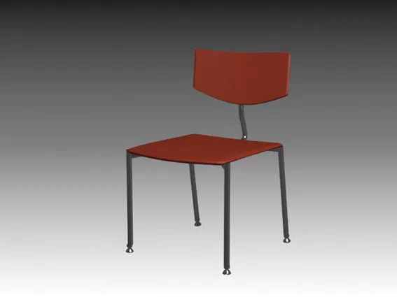 Stackable Banquet Chair 3d model Stackable Banquet Chair 3d model