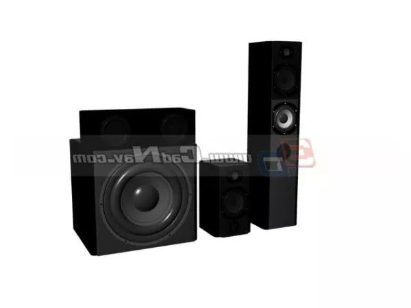 Stage Sound System 3d model Stage Sound System 3d model