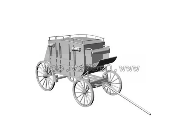 Stagecoach Jacking 3d model Stagecoach Jacking 3d model
