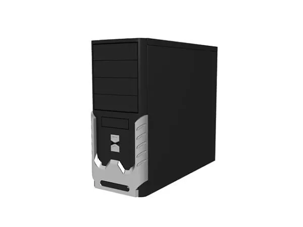 Tower Building Destroyed 3d model