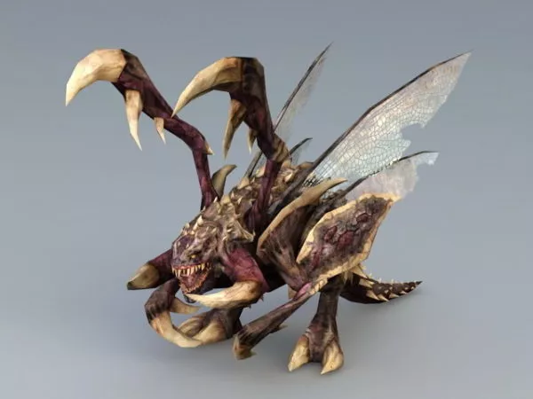 Starcraft Zergling 무료 3d 모델 Max Vray Open3dmodel