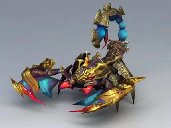 Lightning Scorpion 3d model