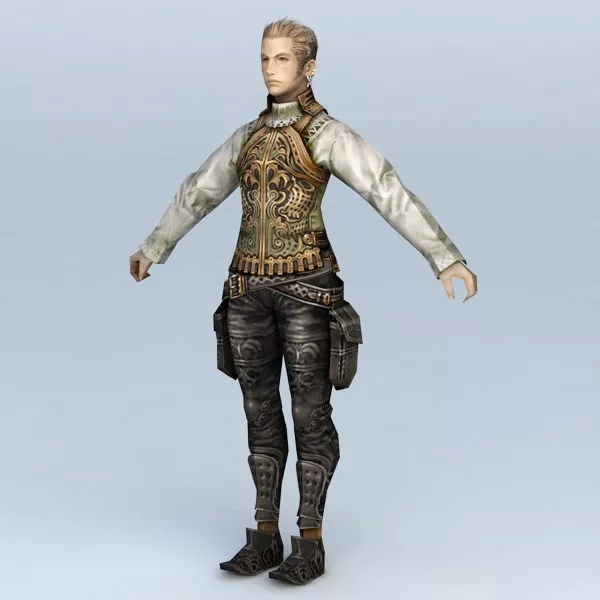 Steampunk Sky Pirate 3d model Steampunk Sky Pirate 3d model