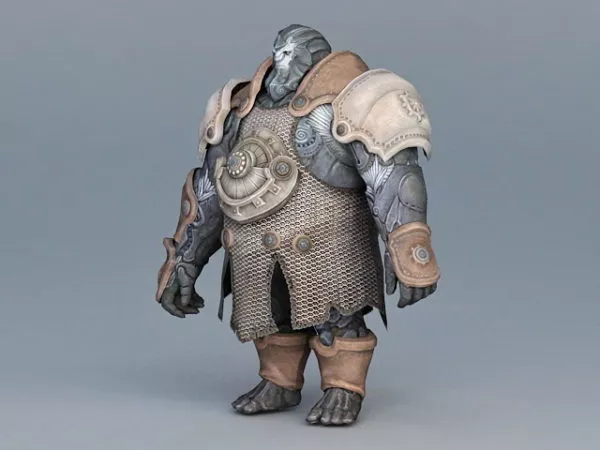 Steampunk Warrior 3d model Steampunk Warrior 3d model