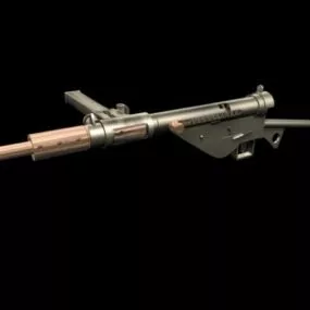 Sten Mark Ii Submachine Gun 3d model
