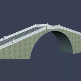 Stone Arch Bridge 3d model