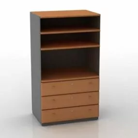 Furniture Storage Cabinet Bookcase Shelf 3d model