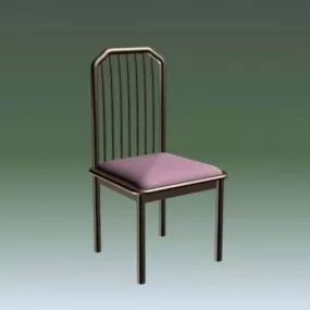 Straight Back Chair 3d model