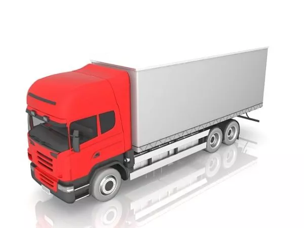 Straight Truck 3d model Straight Truck 3d model