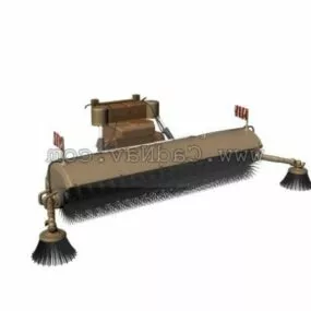 Street Sweep Truck 3d model