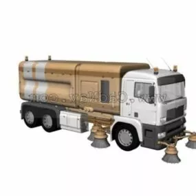 Street Clearing Truck 3d model