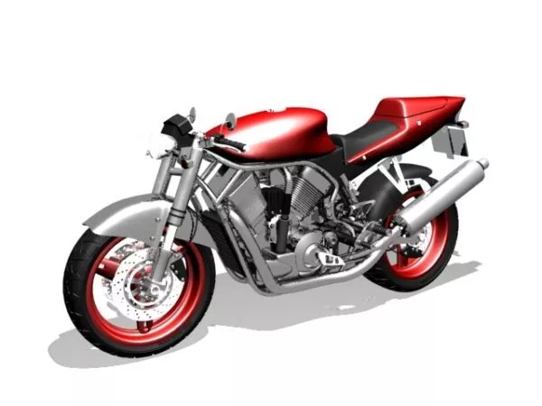 Street Racing Motorcycle 3d model Street Racing Motorcycle 3d model