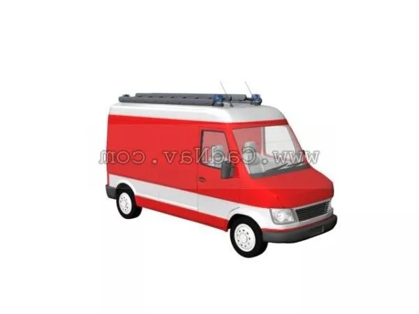 Low Poly Garbage Truck 3d model