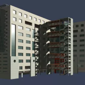 Student Classroom Building 3d model