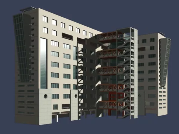 Student Classroom Building 3d model Student Classroom Building 3d model