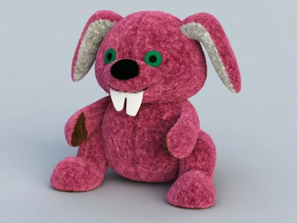 Stuffed Rabbit Plush Toy 3d model Stuffed Rabbit Plush Toy 3d model